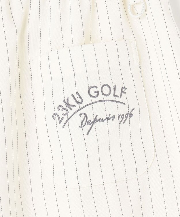 23区GOLF 【WOMEN】トリコットジャージ キュロットスカート ホワイト系2