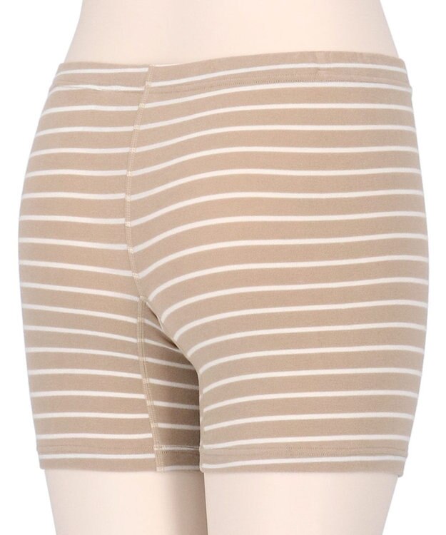 Wing あったかオーバーパンツ 薄手 やさしい肌あたり 毛パン 1分丈 秋 冬 ER0614 ウイング／ワコール ベージュ