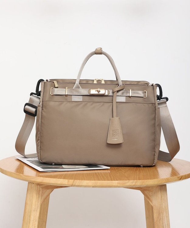 style code 【ナイロン４WAY仕様】ショルダー　リュック　PC収納可能 トープ