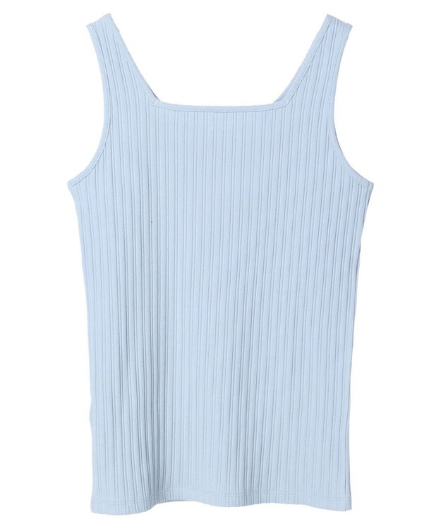 earth music&ecology ２ＷＡＹネックリブタンクトップ Sax