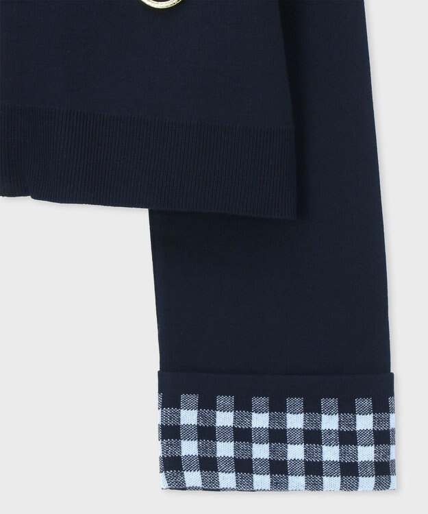 Paul Smith Paul Smith Loves Barbour Whitby Knitted ジップアップジャケット ネイビー