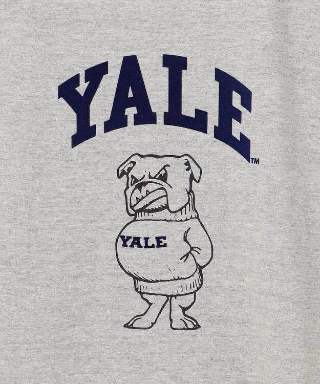 J.PRESS YORK STREET 【UNISEX】YALE × J.PRESS YORK STREET コラボTシャツ ライトグレー系
