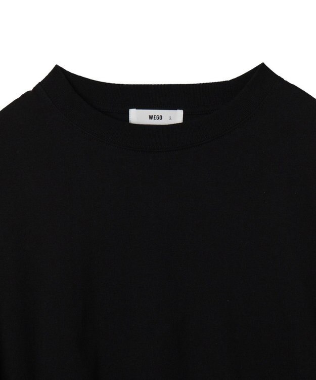 WEGO ビッグコットンT（LS） ブラック