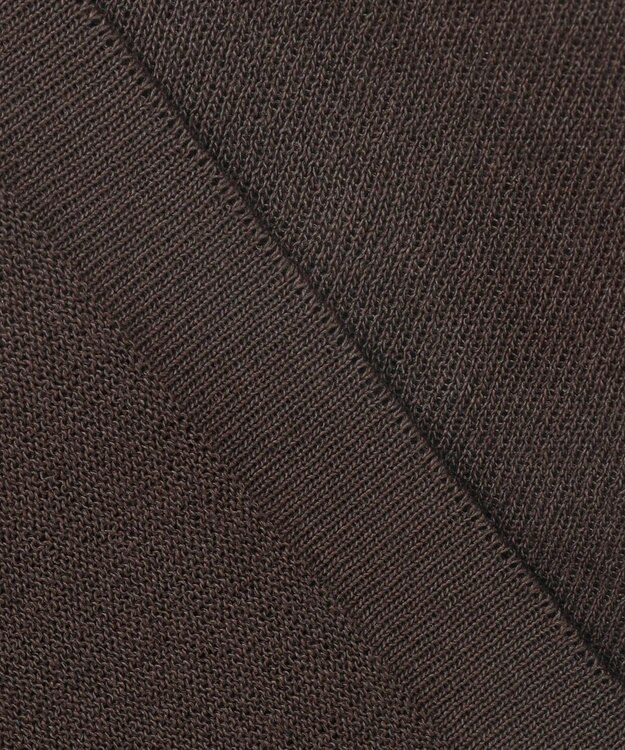 23区 L 【Oggi8月号掲載/洗える】ニットレイヤード ワンピース ダークブラウン系