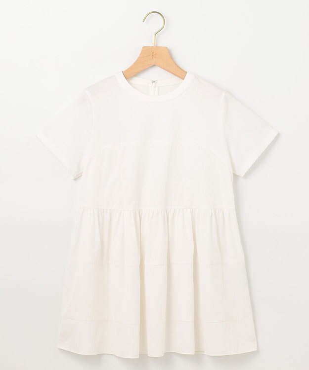 組曲 L 【接触冷感】ビスチェレイヤードTシャツ アイボリー系