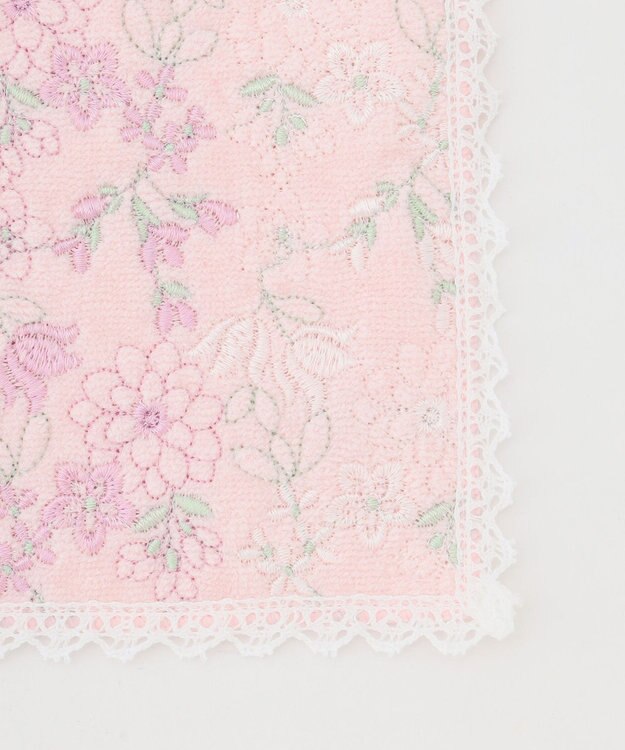 TOCCA FLORAL LACE MINI TOWELCHIEF タオルハンカチ ピンク系