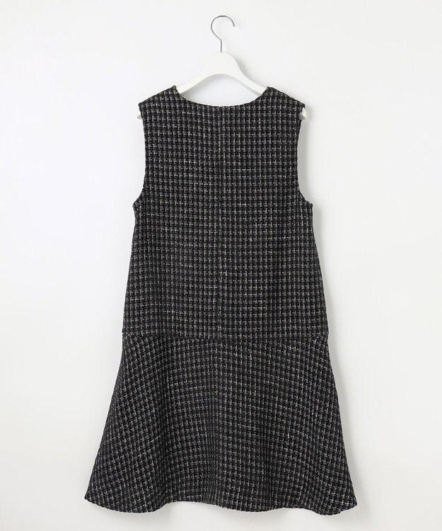 Feroux ツイードジャンパースカート ブラック系