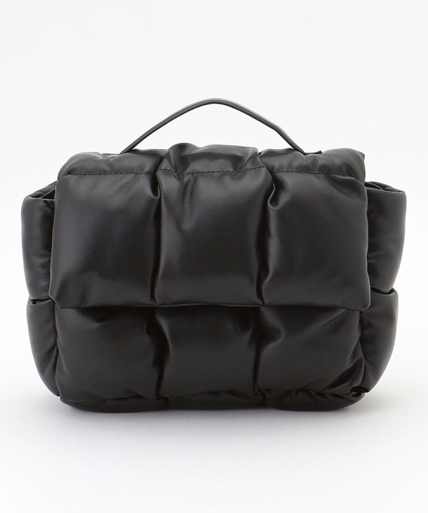 自由区 【カタログ掲載】パディングPU2WAYクラッチ バッグ ブラック