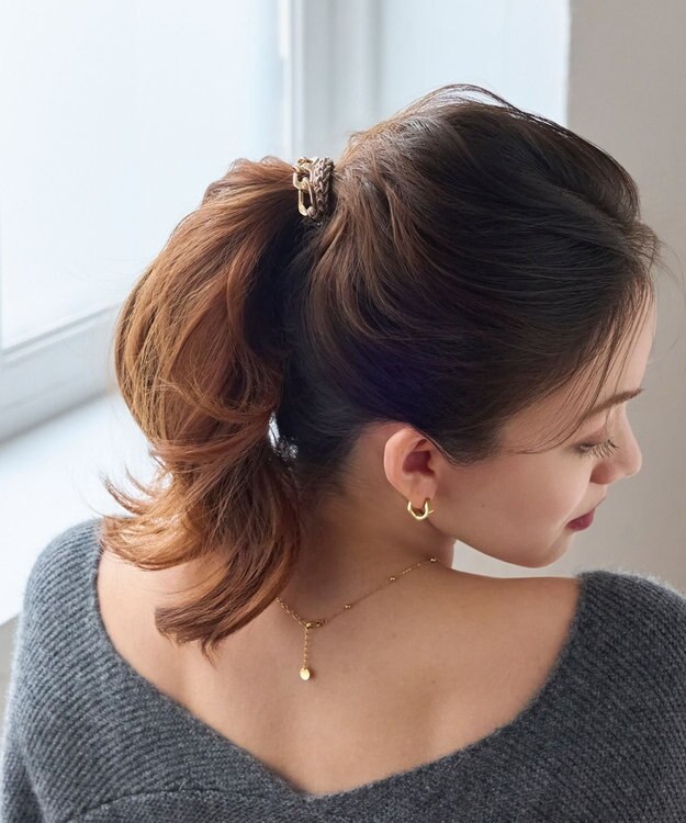 Phoebe 2wayツイストメタルヘアブレス　ピンク ピンク