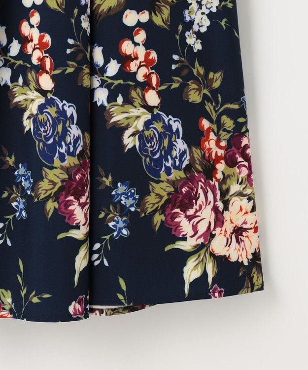 組曲 S 【23AW】ローズブーケプリント フレアスカート ネイビー系5