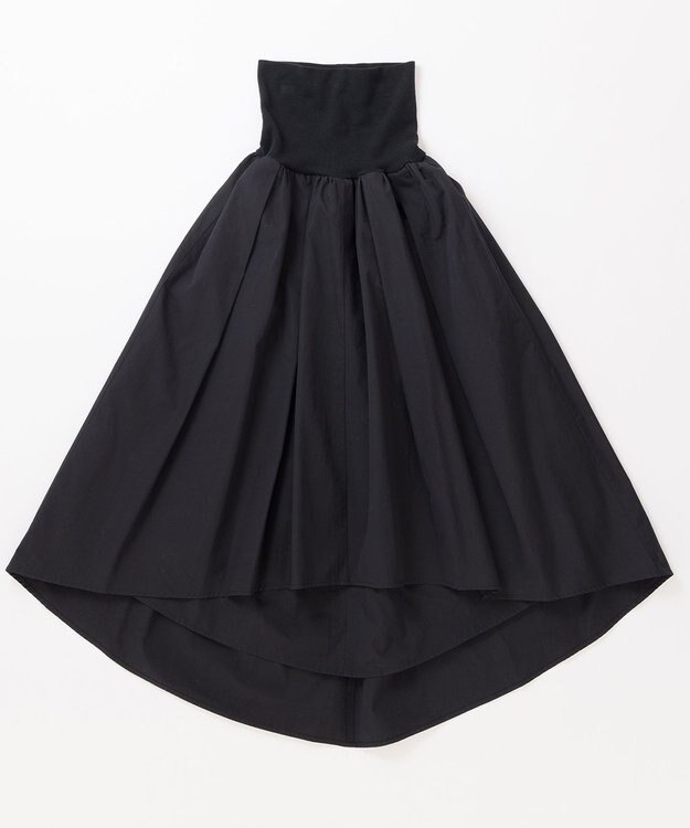 POLS アシンメトリースカート ブラック