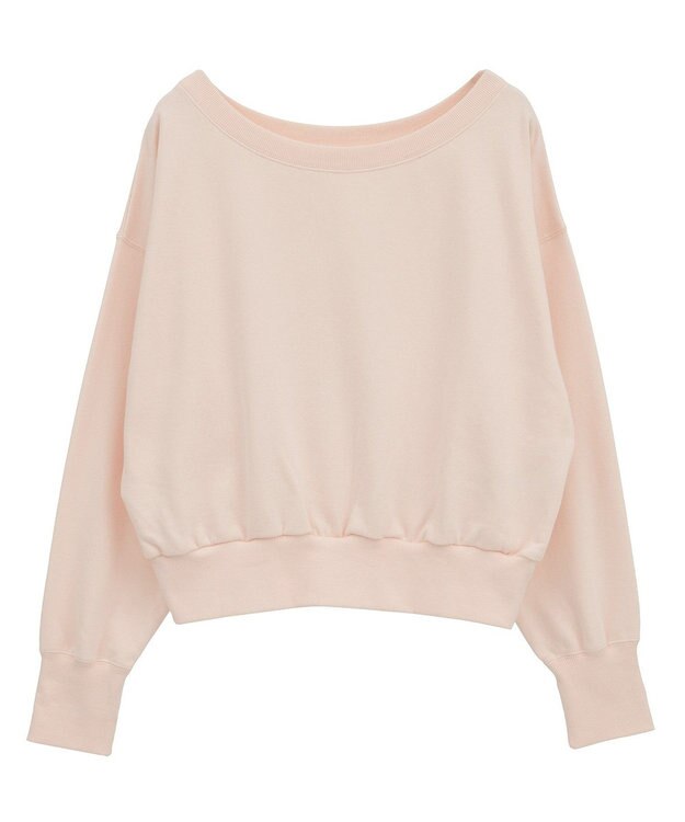 Green Parks オフショルスウェット Pink