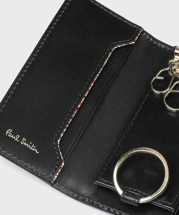 Paul Smith ベジタン SS26 キーケース ブラック