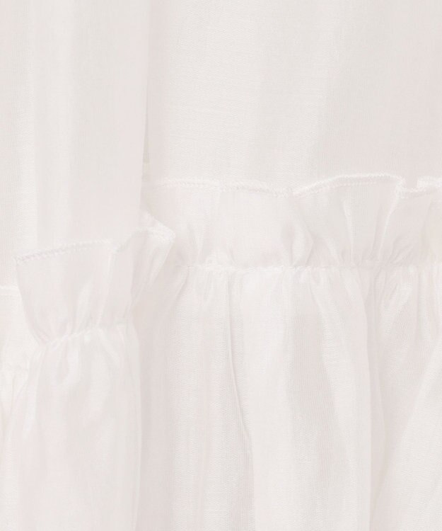 GRACE CONTINENTAL ギャザーカフタントップ キナリ