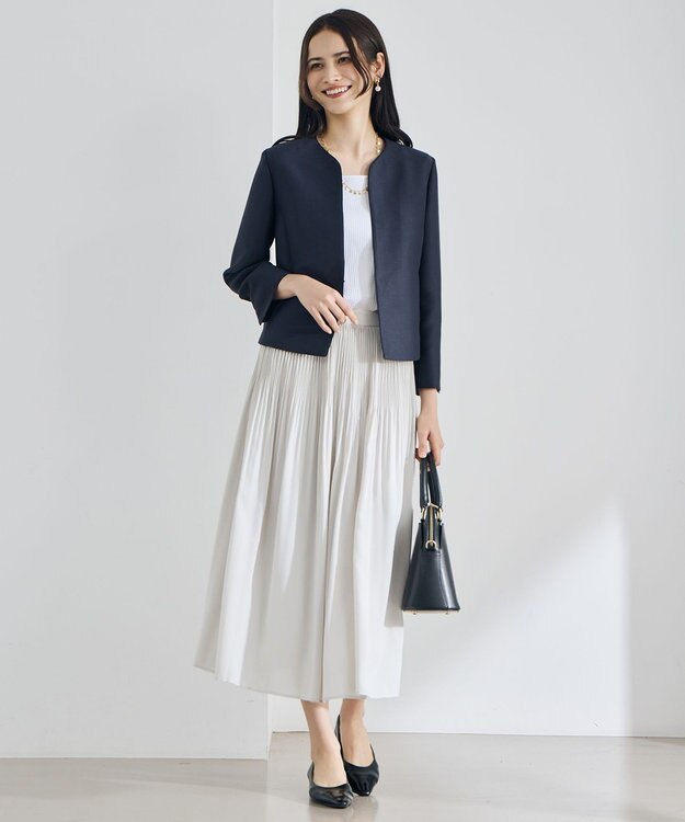 自由区 S ライトダブルクロス ジャケット ネイビー