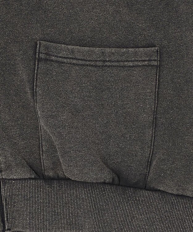 WEGO 【ユニセックス着用ITEM】ケミカルスウェットカーディガン ブラック