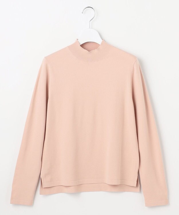 J.PRESS LADIES 【人気のため新色追加】PRINCE ハイネック ニット ピンク系1