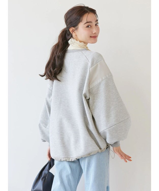 AMERICAN HOLIC ショルダーラインドロストポンチプルオーバー Gray Mixture