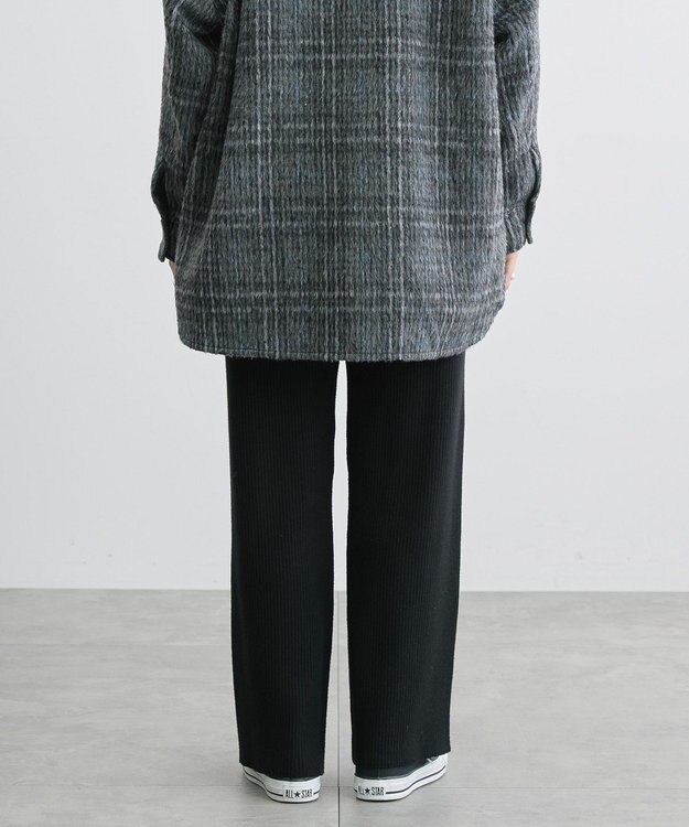 AMERICAN HOLIC バイパチリブニットパンツ Black