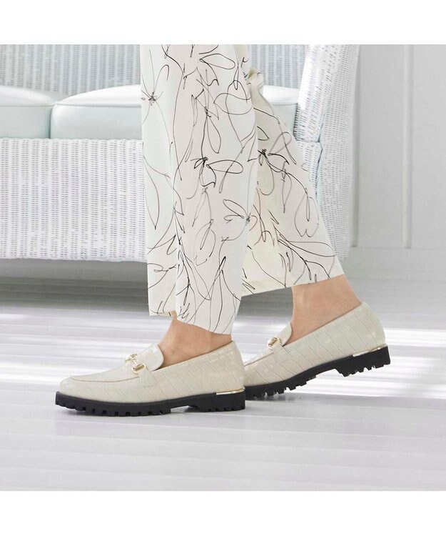 MODE ET JACOMO <carino>【レイン対応】タンクソールビットローファー