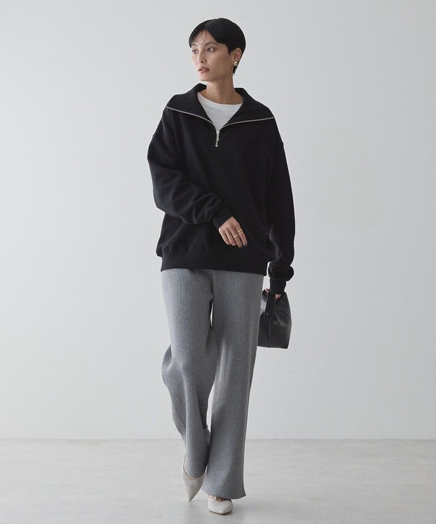 AMERICAN HOLIC バイパチリブニットパンツ Gray Mixture