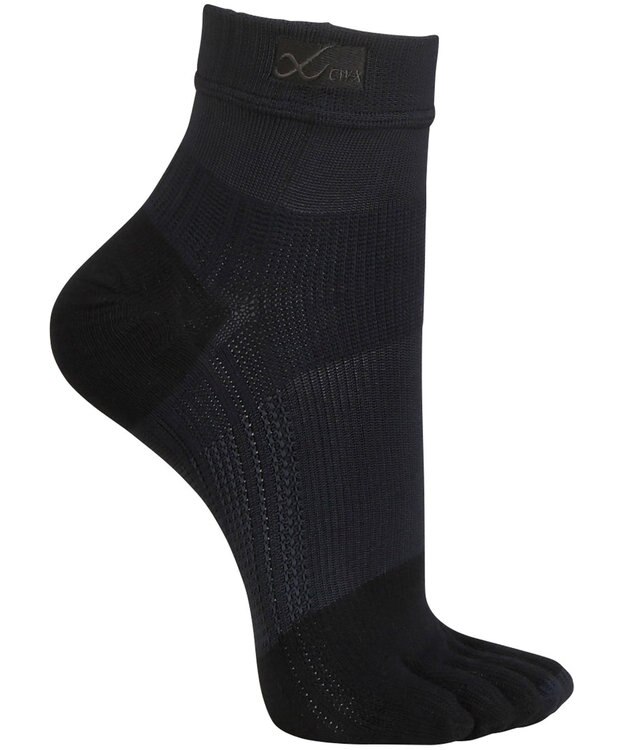 CW-X 【UNISEX】 CW-X 5本指ソックス 【大谷翔平愛用モデル・撮影着用品番】 足首サポート 運動時の足の疲労を軽減 ショート ユニセックス BCR610 /ワコール ブラックスペシャル