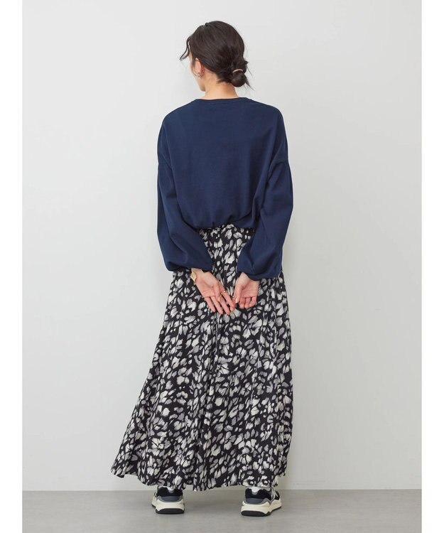 AMERICAN HOLIC サラックールギャザースカート Leopard