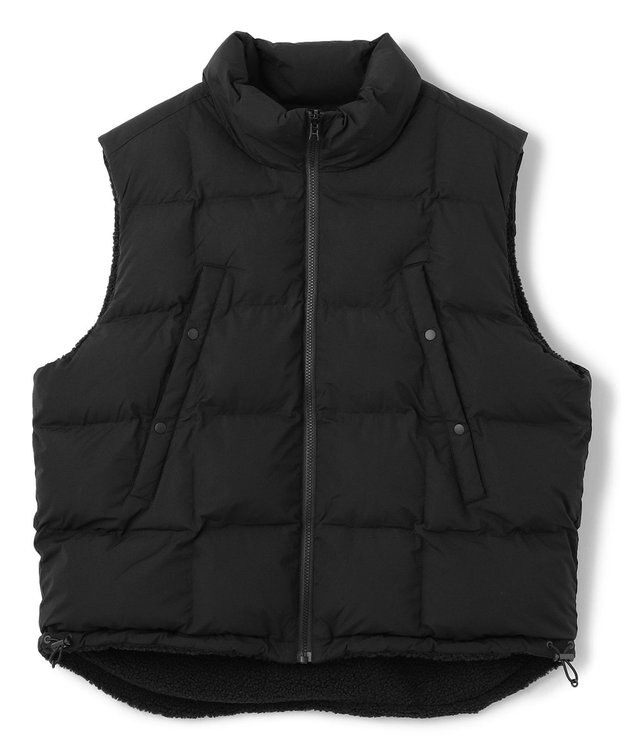 UNFILO MENS ウォーム ライトムーブ リバーシブルベスト [24年秋冬商品] ブラック