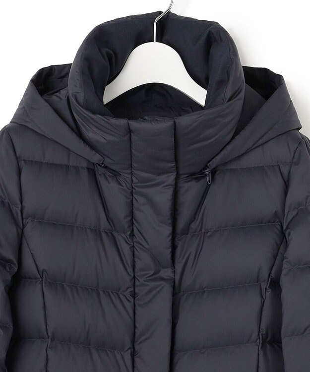 23区 L 【VERY掲載/新色追加】シレータフタ ロング ダウンコート ネイビー系