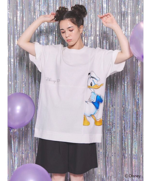 Green Parks Ｄｉｓｎｅｙ１００ドナルド・ダッグ／Ｔシャツ White