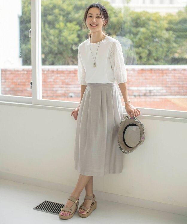 J.PRESS LADIES 【WEB限定カラーあり・撥水】ストラップ サンダル ベージュ系