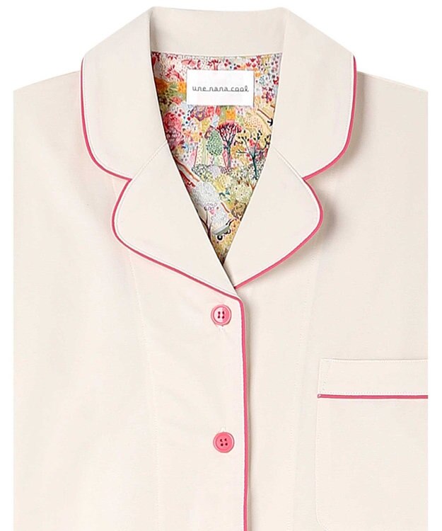 une nana cool 【綿混】両染ジャージ半袖パジャマ MADE WITH LIBERTY FABRIC IV