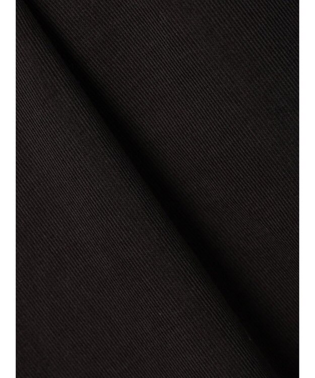 CRAFT STANDARD BOUTIQUE コーデュロイリブ付きワンピース Charcoal Gray