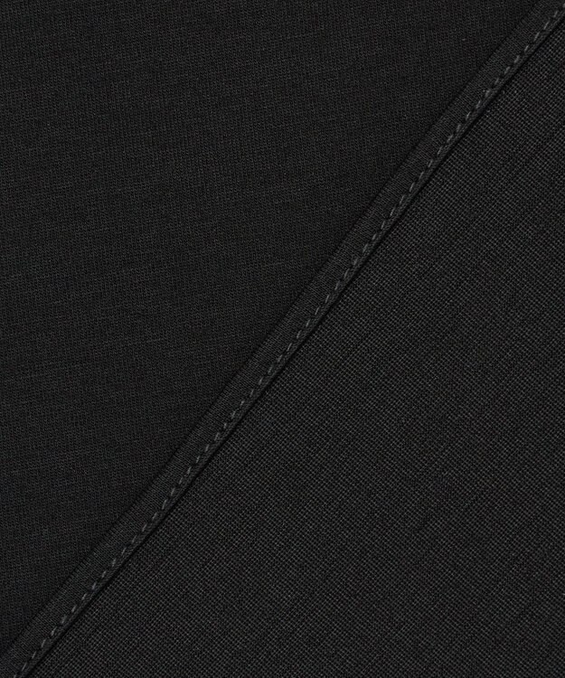 23区 S 【GOLD LABEL】ラッフルスリーブジャージー カットソー ブラック系