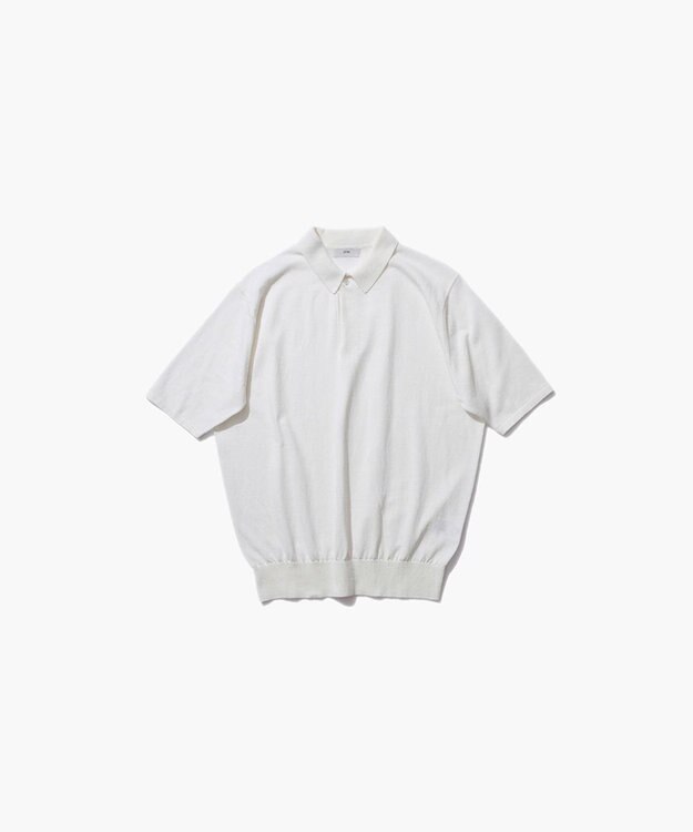 ATON RECYCLED FRESCA COTTON | ポロシャツ WARM WHITE