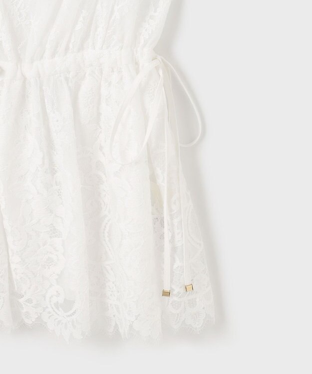 GRACE CONTINENTAL レースノースリーブブラウス ホワイト