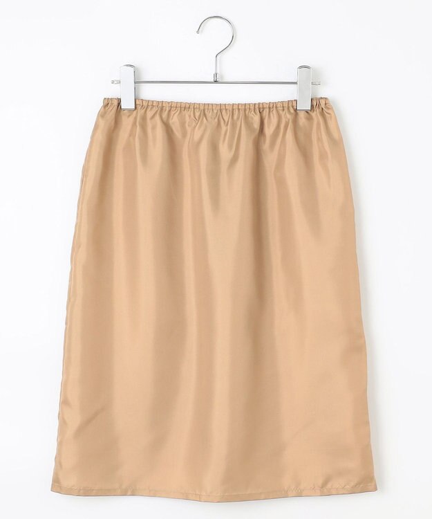 #Newans 〈花乃まりあさんコラボ〉ワイドプリーツワンピース ブラウン