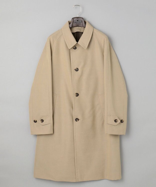 GOTAIRIKU 【山栄毛織】コットンモヘヤ ラグラン コート ベージュ系