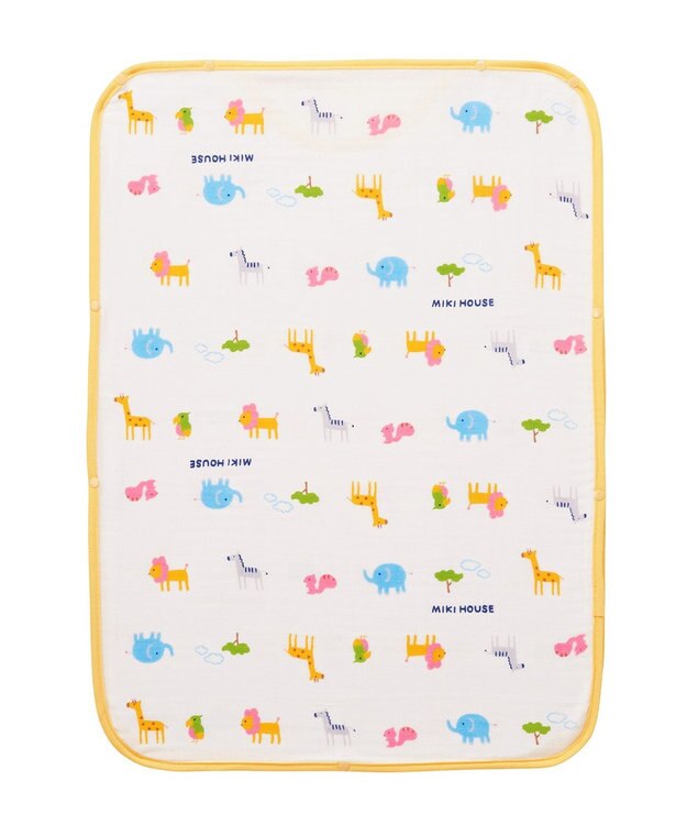 MIKI HOUSE HOT BISCUITS 【ミキハウス】 ガーゼスリーパー マルチカラー