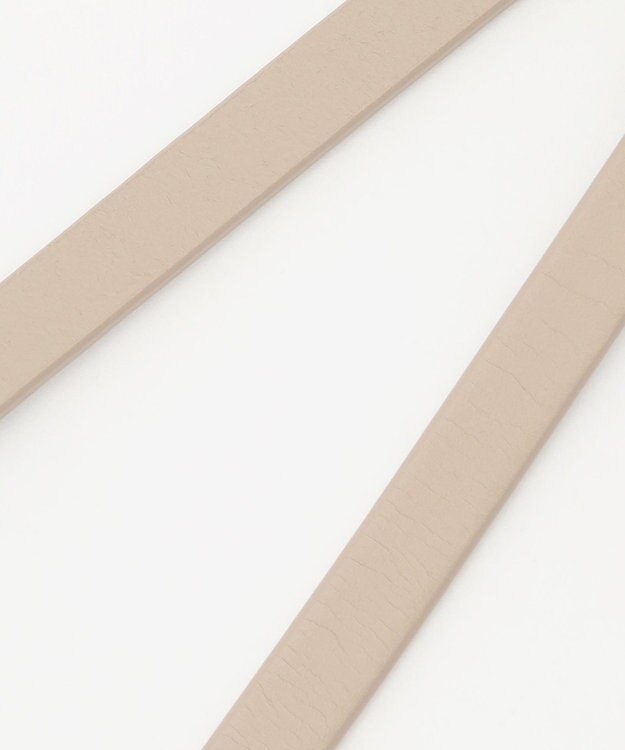 自由区 ノットバックル ベルト ベージュ系