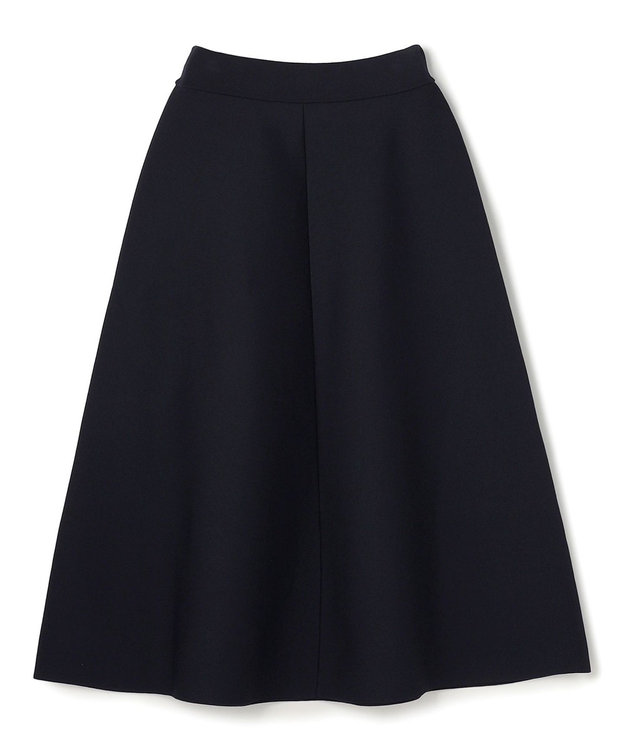 UNFILO L BEAUTY FORM KNIT フレアスカート セットアップ ネイビー