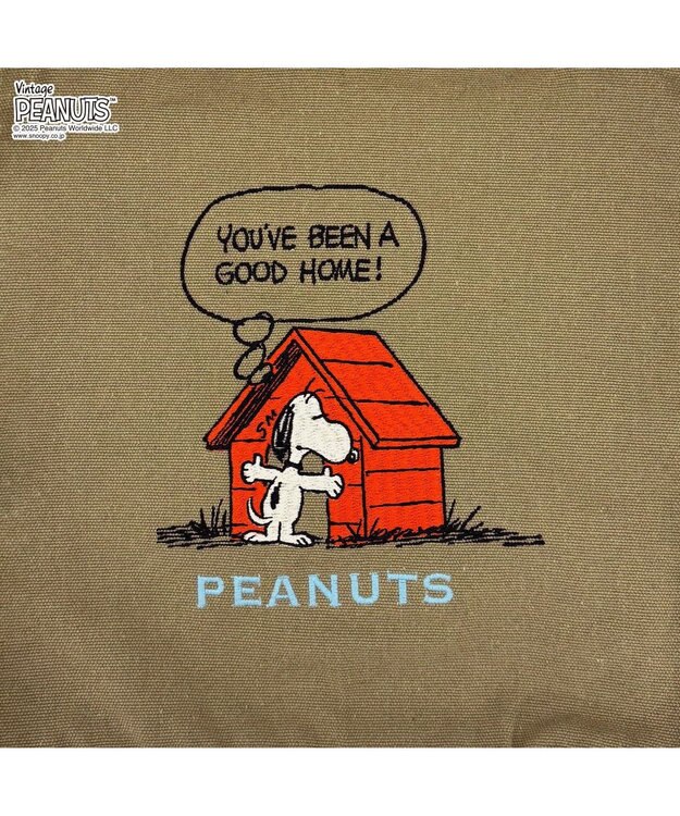 ROOTOTE 8441【スヌーピー】IP.ミディアム.2way.ピーナッツ-0J 02：カーキ