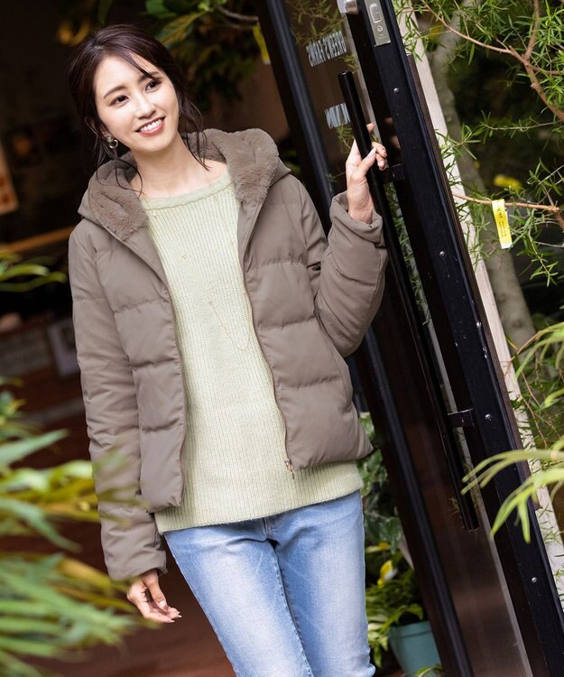 Tiaclasse 【洗える】リラックス感のあるラグランスリーブニット ミント