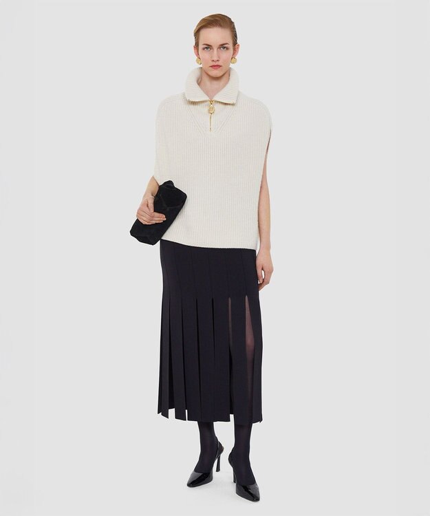 JOSEPH キャッシュ フィッシャーマンリブ　ベスト Wax