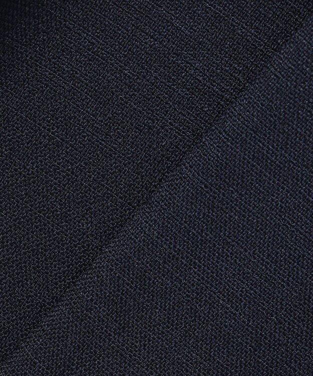 組曲 【WEB限定】ライトリネンライクノーカラー ジャケット ネイビー系