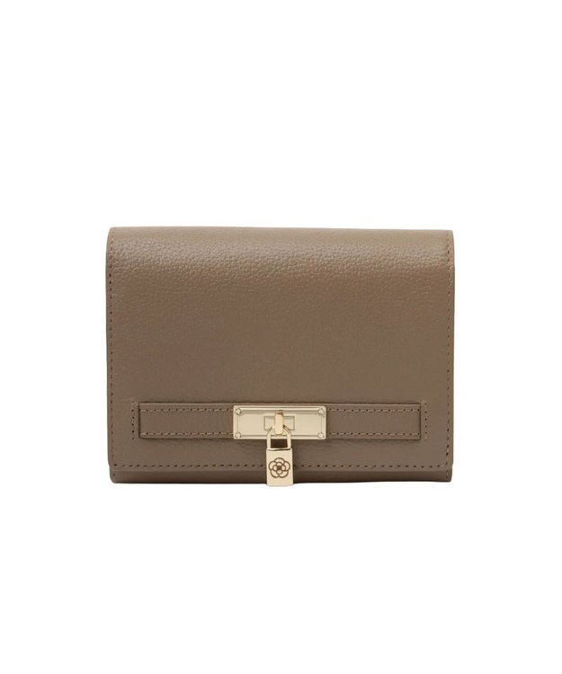 CLATHAS イヴェット 二つ折り財布 グレージュ