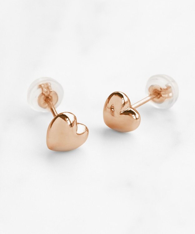 TOCCA 【八木アリサさん着用】【WEB限定】WITH HEART PIERCED EARRINGS K10 ピアス ピンクゴールド系