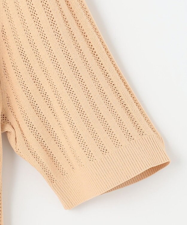 J.PRESS LADIES L 【洗える・抗菌防臭】VISCOSE STRETCH サマー ニット イエロー系