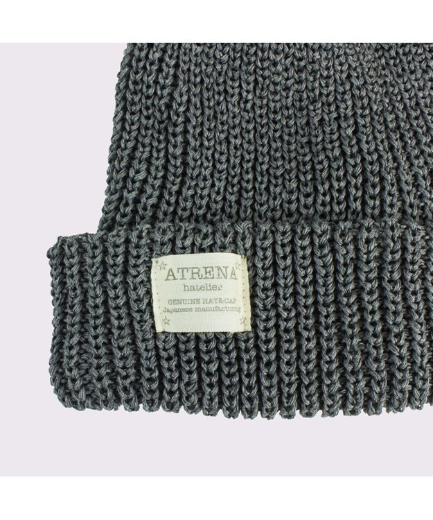 ATRENA 【日本製/UNISEX】フォーシーズン コットンニットワッチ グレー