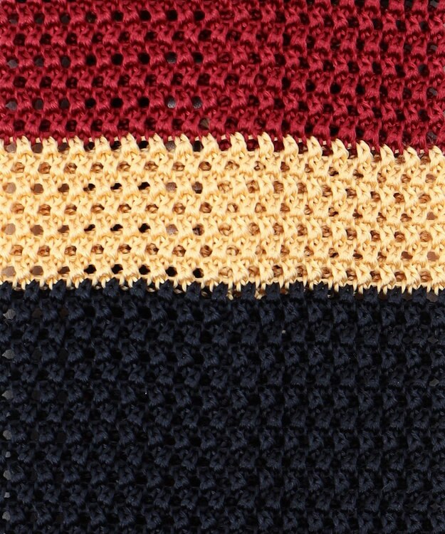 J.PRESS MEN レジメンタルニットタイ イエロー系2